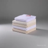 Blended fabric: white pure cotton polyester-cotton fabric base stacked with high-quality white fabric base details Picture